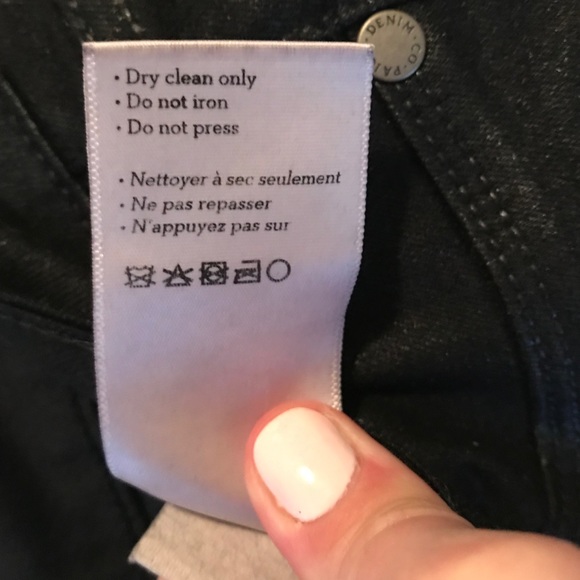 PAIGE COATED BLACK EDGEMONT JEAN - Picture 11 of 11